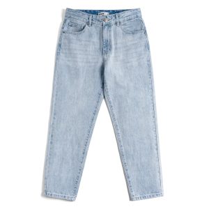 Quần Jeans Dài By Cotton Carrot Fit Xanh Nhạt SS1