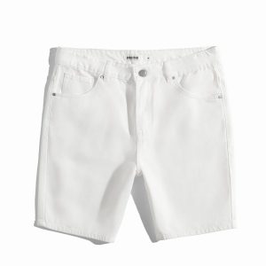Quần Short Jeans By Cotton Trắng